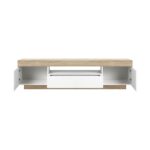 Oikiture TV Cabinet Entertainment Unit RGB LED 180cm - Image 5