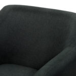 Artiss Aston Tub Accent Chair Charcoal - Image 3