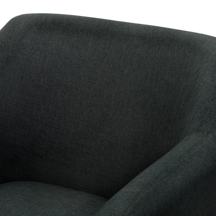 Artiss Aston Tub Accent Chair Charcoal - Image 3