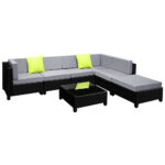 Gardeon 7-Piece Outdoor Sofa Set Wicker Couch Lounge Setting Seat Cover - Image 4
