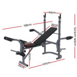 Everfit Weight Bench Press 8In1 Multi-Function Power Station Gym Equipment - Image 2