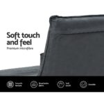 Artiss Floor Sofa Bed Lounge Couch Recliner Chair Folding Foam Camping Bed - Image 4