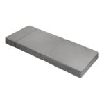 Bedra Foldable Foam Mattress Single Portable Light Grey - Image 2