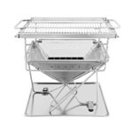 Grillz Fire Pit BBQ Grill with Carry Bag Camping - Image 3