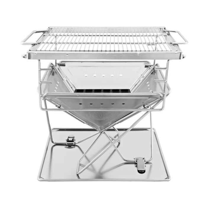 Grillz Fire Pit BBQ Grill with Carry Bag Camping - Image 3