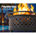Grillz Fire Pit BBQ Grill 76cm - Image 3