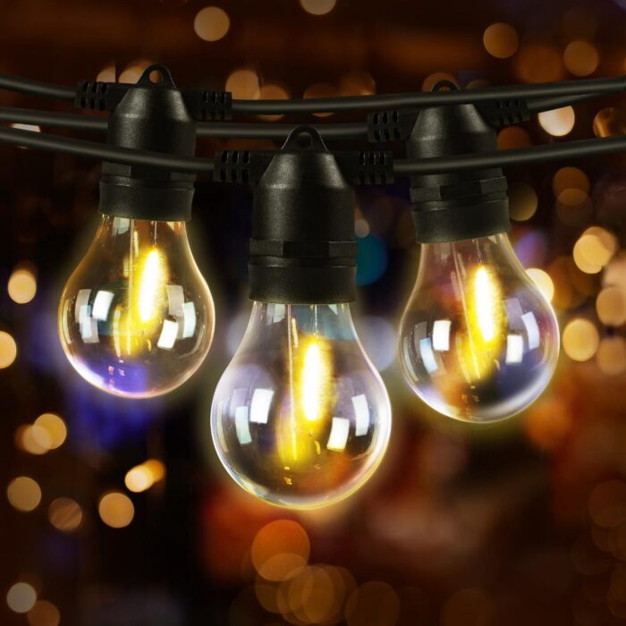 Mazam 23M Festoon String Light LED 20 Bulbs IP44 Waterproof S14 - Image 6