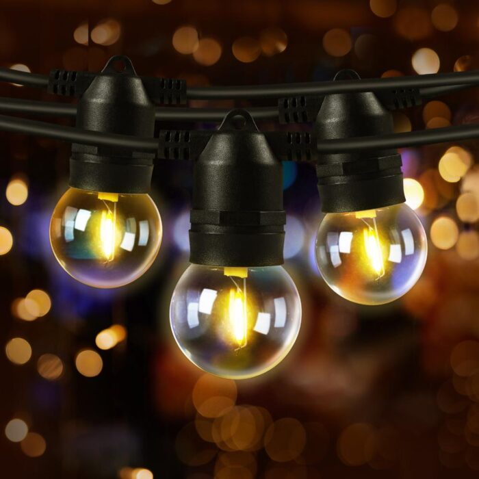 Mazam 23M LED Festoon Lights String Light Waterproof Wedding Party Garden - Image 3