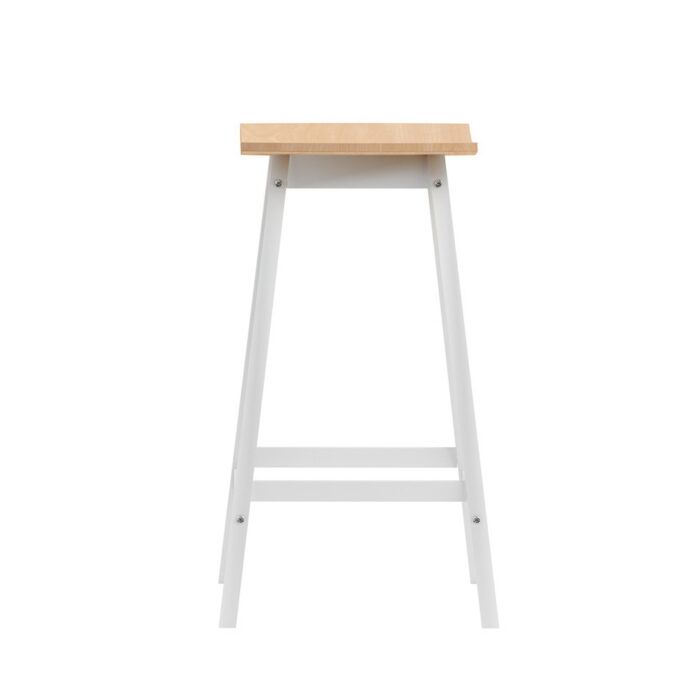 Artiss 2x Bar Stools Wooden Chairs Oak - Image 4