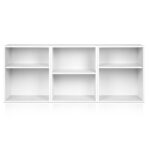 Artiss Bookshelf Set of 3 - VENA White - Image 3