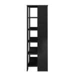Artiss Shoe Cabinet Shoes Organiser Storage Rack 30 Pairs Black Shelf Wooden - Image 4