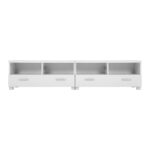 Artiss TV Cabinet Entertainment Unit 180cm White Eddie - Image 3