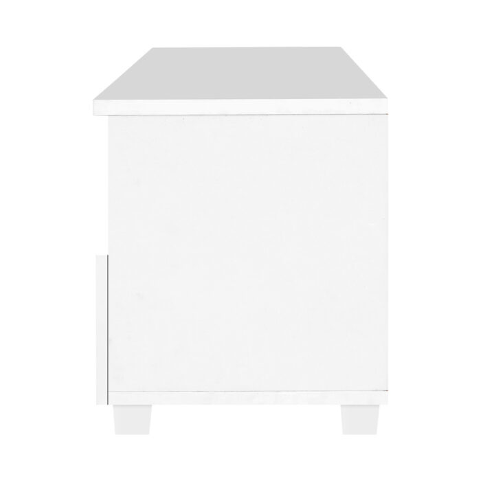 Artiss TV Cabinet Entertainment Unit 180cm White Eddie - Image 4