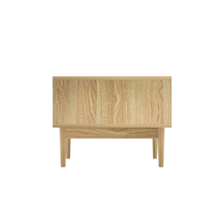 Artiss Rattan Coffee Table with Storage Drawers Shelf Modern Wooden Tables - Image 3