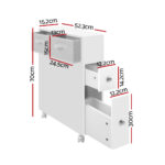 Artiss Bathroom Cabinet Storage Toilet Organiser - Image 2