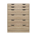 Artiss 6 Chest of Drawers - MYLA Oak - Image 3
