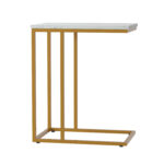 Artiss Coffee Table Side Table Marble Effect Emma - Image 3