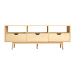 Artiss Wooden Scandinavian Entertainment Unit - Natural - Image 3