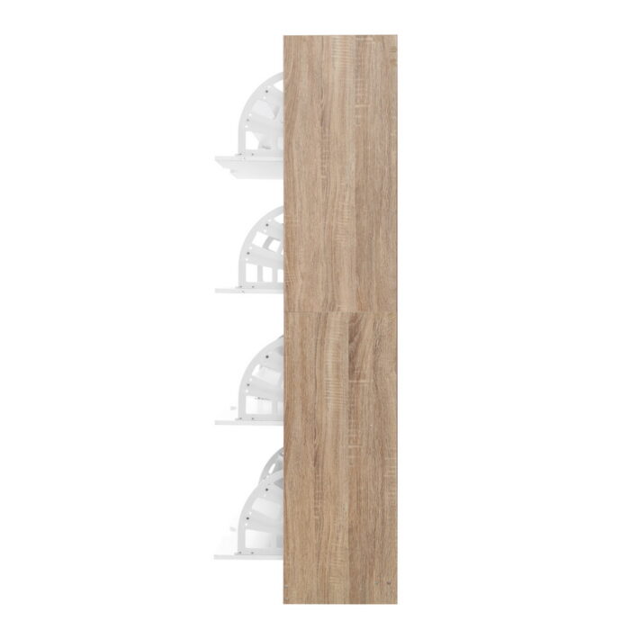 Artiss 48 Pairs Shoe Cabinet Rack Organiser Storage Shelf Wooden - Image 4