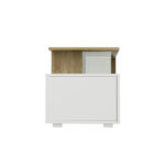 Artiss TV Cabinet Entertainment Unit 180cm Wood White James - Image 4