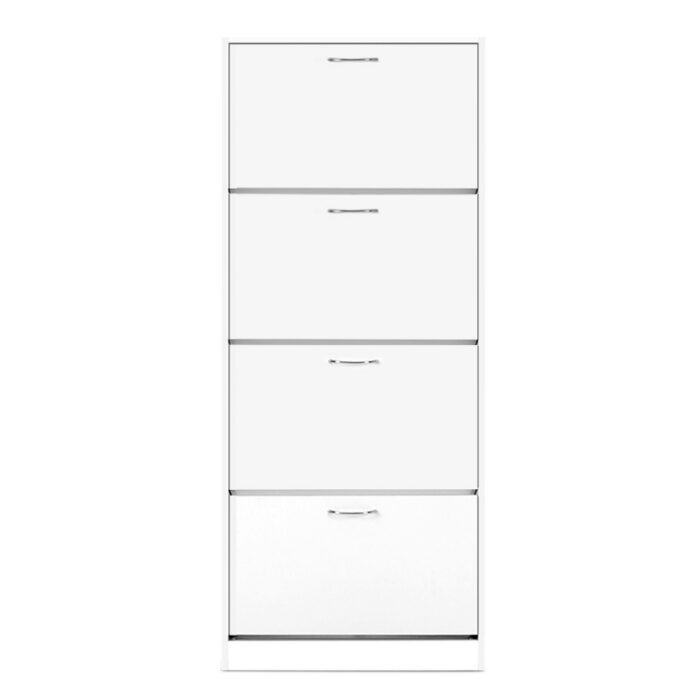 Artiss 60 Pairs Shoe Cabinet Shoes Rack Storage Organiser Shelf Cupboard Drawer - Image 3