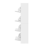 Artiss Shoe Cabinet Mirror Shoes Storage Rack Organiser 60 Pairs Cupboard Shelf - Image 4