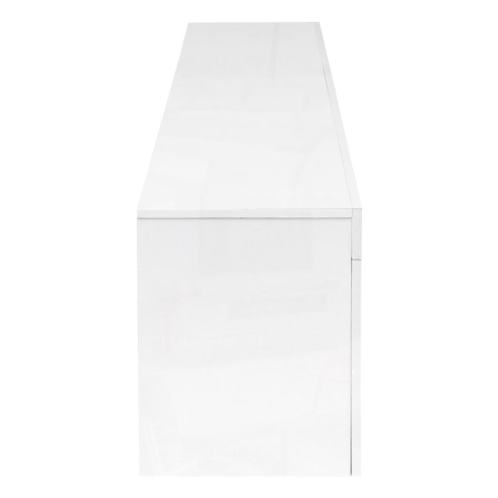 Artiss Entertainment Unit TV Cabinet LED 130cm White Elo - Image 4