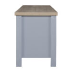 Artiss TV Cabinet Entertainment Unit Stand French Provincial Storage Shelf Wooden 130cm Grey - Image 4