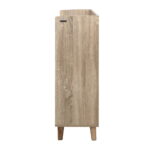 Artiss Shoe Cabinet Shoes Storage Rack 120cm Organiser Drawer Cupboard Wood - Image 4