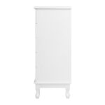 Artiss 5 Chest of Drawers - KUBI White - Image 4
