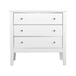 Artiss 3 Chest of Drawers - BRITTANY White - Image 3