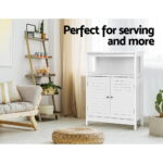 Artiss Buffet Sideboard - IVOR White - Image 4