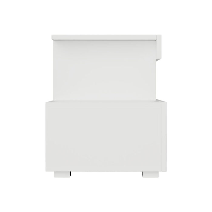 Artiss Entertainment Unit TV Cabinet LED 215cm White Caya - Image 4