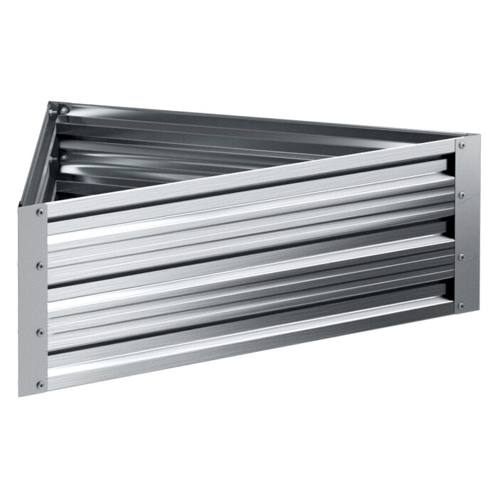 Greenfingers Garden Bed 86x86x30cm Planter Box Raised Container Galvanised Herb - Image 4