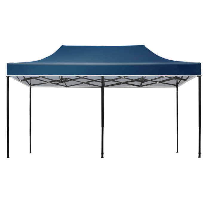 Instahut Gazebo Pop Up Marquee 3x6 Outdoor Tent Folding Wedding Gazebos Navy - Image 2