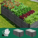 Livsip Garden Bed x 2 Galvanised Steel 120x80x73CM - Image 4