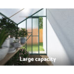 Greenfingers Greenhouse Aluminium Green House Garden Shed Polycarbonate 3x1.27M - Image 4