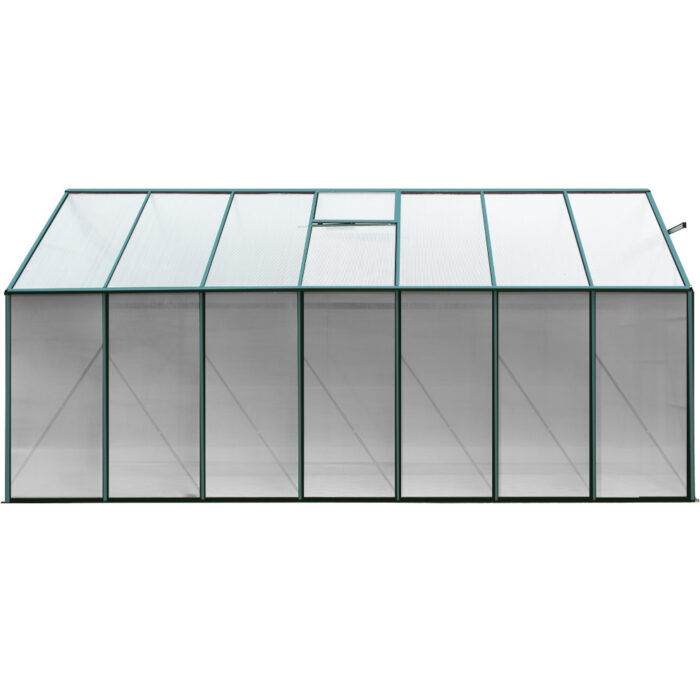 Greenfingers Greenhouse 4.43x2.44x2.15M Aluminium Polycarbonate Green House Garden Shed - Image 3