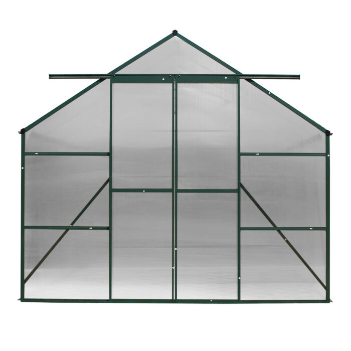 Greenfingers Greenhouse 4.43x2.44x2.15M Aluminium Polycarbonate Green House Garden Shed - Image 4