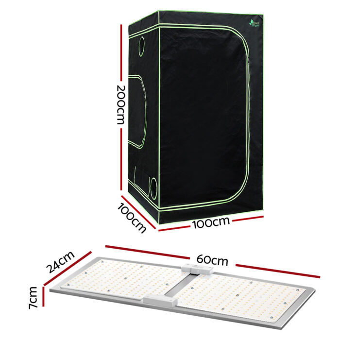 Greenfingers Grow Tent Light Kit 100x100x200CM 2200W LED Full Spectrum - Image 2