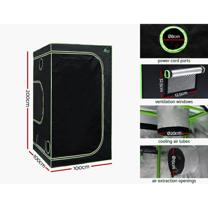 Greenfingers Grow Tent Light Kit 100x100x200CM 2200W LED Full Spectrum - Image 4