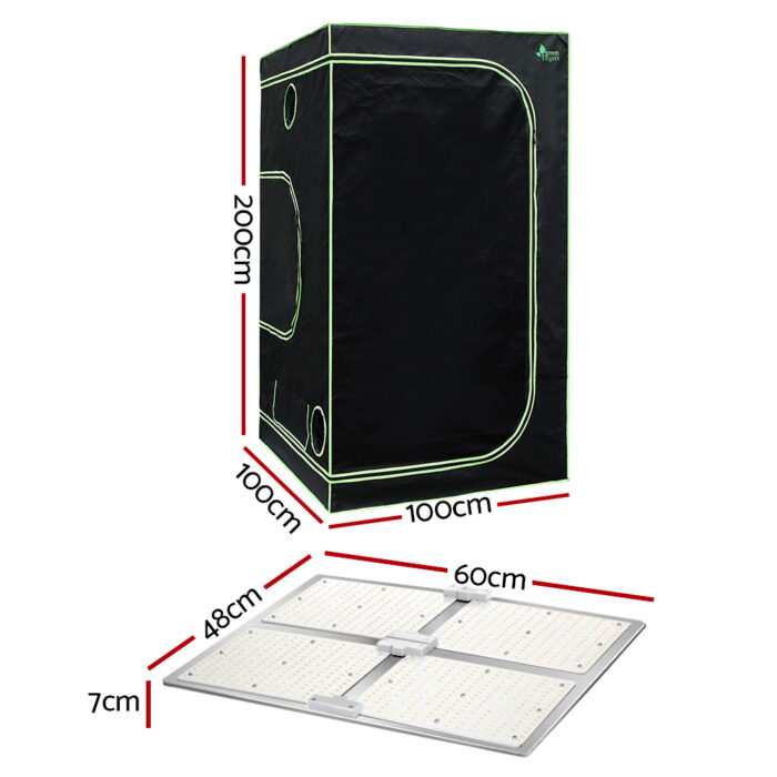 Greenfingers Grow Tent Light Kit 100x100x200CM 4500W LED Full Spectrum - Image 2
