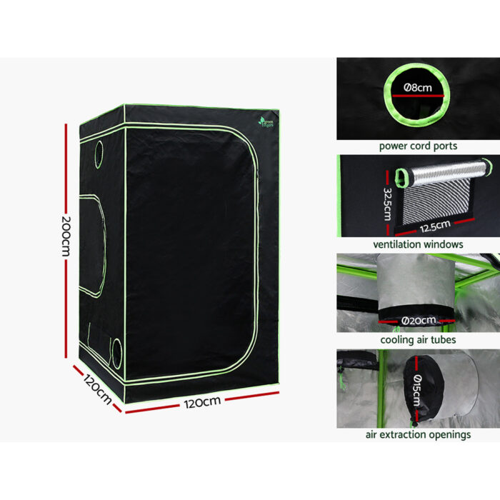 Greenfingers Grow Tent Light Kit 120x120x200CM 4500W LED Full Spectrum - Image 4
