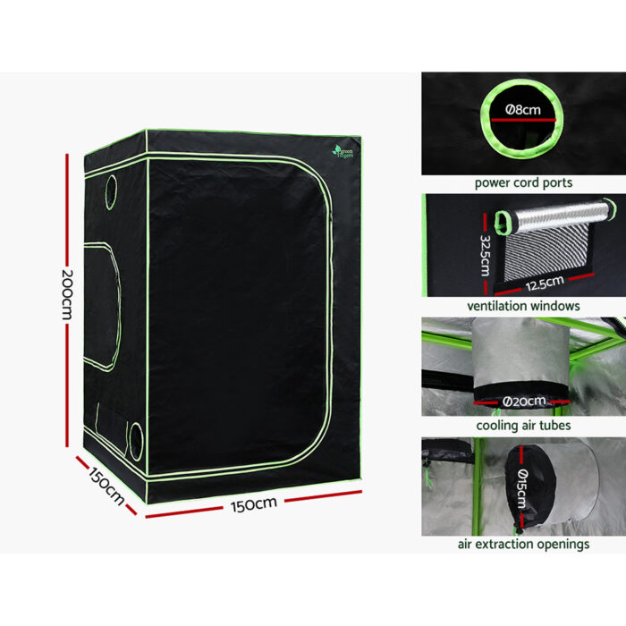 Greenfingers Grow Tent Light Kit 150x150x200CM 2200W LED Full Spectrum - Image 4