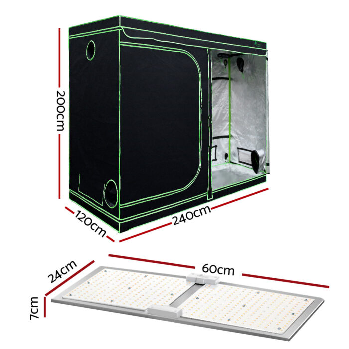 Greenfingers Grow Tent Light Kit 240x120x200CM 2200W LED Full Spectrum - Image 2