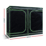 Greenfingers Grow Tent 240x120x200CM 1680D Hydroponics Kit Indoor Plant Room System - Image 2