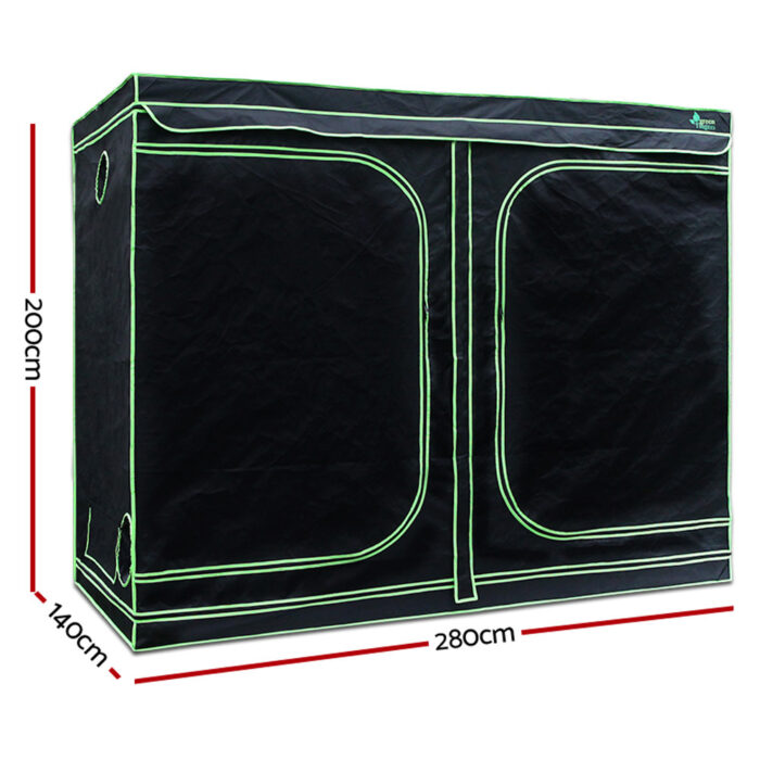 Greenfingers Grow Tent 280x140x200CM Hydroponics Kit Indoor Plant Room System - Image 2