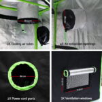 Greenfingers Grow Tent 90x90x180CM Hydroponics Kit Indoor Plant Room System - Image 3