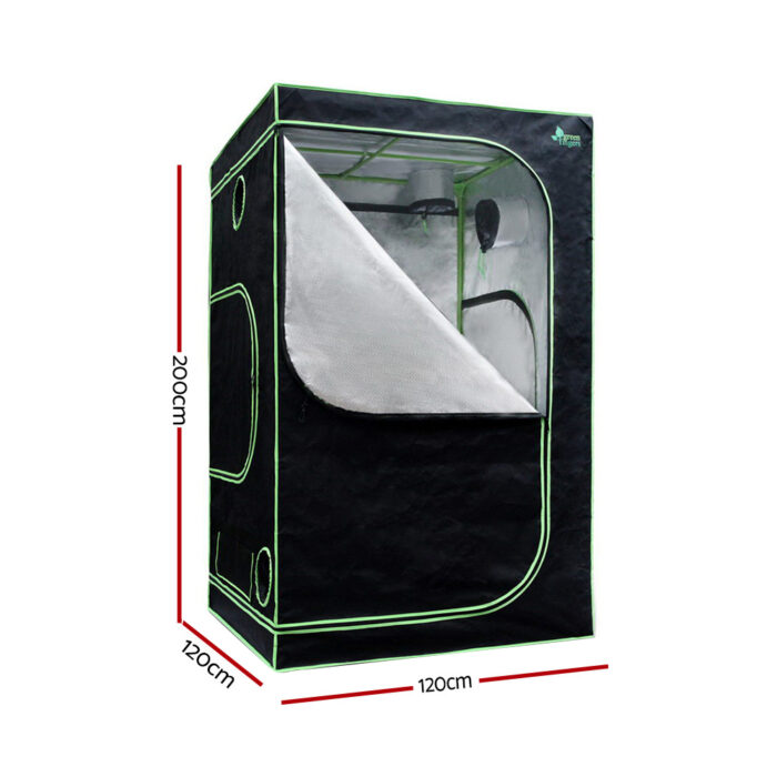Greenfingers Grow Tent Light Kit 120x120x200CM 2000W LED 6" Vent Fan,Greenfingers Grow Tent Light Kit LED 2000W Full Spectrum 6" Vent 120x120x200CM - Image 2
