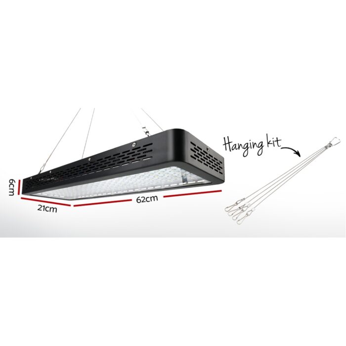 Greenfingers Grow Tent Light Kit 120x120x200CM 2000W LED 6" Vent Fan,Greenfingers Grow Tent Light Kit LED 2000W Full Spectrum 6" Vent 120x120x200CM - Image 4